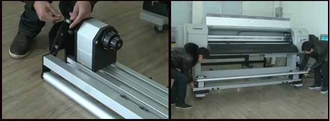 Automatic Media Take-up Roller for Mutoh VJ1604 usage